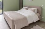 Taupe Bed  tweepersoonsbed, Huis en Inrichting, Slaapkamer | Bedden, Ophalen, Beige, Tweepersoons, Zo goed als nieuw