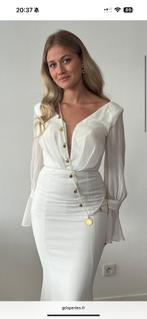 Ketting, Handtassen en Accessoires, Kettingen, Ophalen of Verzenden, Nieuw, Wit, Overige materialen