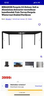 Pergola Mirador 3x6m NIEUW in de doos, Tuin en Terras, Overkappingen, Ophalen of Verzenden, Nieuw, Tuinpaviljoen