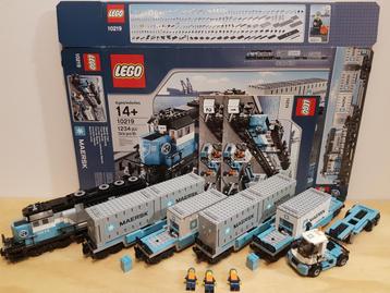 Lego 10219 Maersk Container Train, Enlèvement ou Envoi, Comme neuf, Ensemble complet, Lego
