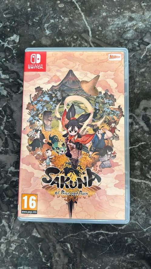 Sakuna : Of Rice and Ruin, Games en Spelcomputers, Games | Nintendo Switch, Zo goed als nieuw, Avontuur en Actie, Vanaf 12 jaar