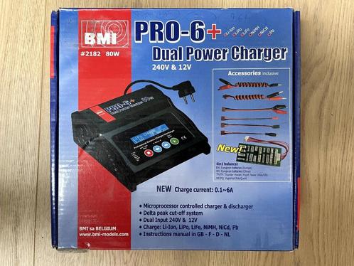 Dual Power Charger 220V & 12V PRO-6, Hobby en Vrije tijd, Modelbouw | Overige, Zo goed als nieuw, Ophalen of Verzenden