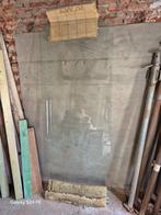 Glazen binnendeur 83x211 met handvaten en scharnieren, Doe-het-zelf en Bouw, Ophalen, 80 tot 100 cm, Binnendeur, 200 tot 215 cm