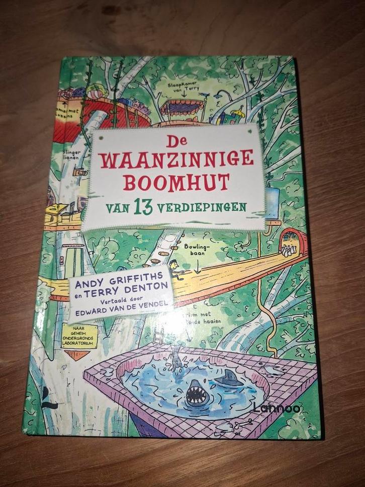 Terry Denton - De waanzinnige boomhut van 13 verdiepingen, Boeken, Kinderboeken | Jeugd | onder 10 jaar, Zo goed als nieuw, Fictie algemeen