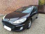 Peugeot 407 Gekeurd voor verkoop AUTOMAAT, Auto's, Automaat, Zwart, Zwart, Leder