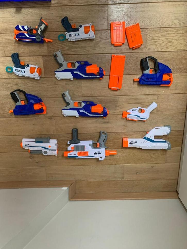 Nerf Pistol/Rifle Jackpot, Kinderen en Baby's, Speelgoed | Buiten | Actiespeelgoed, Zo goed als nieuw, Ophalen of Verzenden