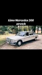 Limo mercedes stretch, Auto's, Oldtimers, 4 zetels, 0 kW, Leder en Stof, Wit