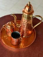 Koper servies set, Ophalen
