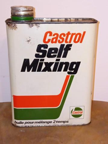 Bidon d'huile auto-mélangeuse CASTROL vintage, Enlèvement ou Envoi, Utilisé, Emballage