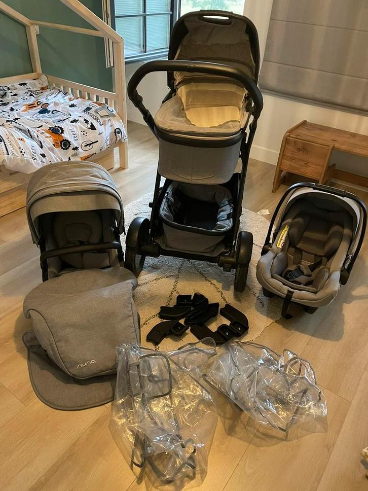 Nuna Demi Grow kinderwagen complete set., Kinderen en Baby's, Kinderwagens en Combinaties, Zo goed als nieuw, Kinderwagen, Ophalen