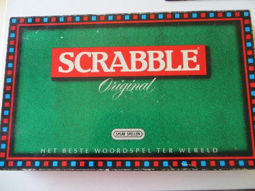 Scrabble Original (Spear's Games), Hobby en Vrije tijd, Gezelschapsspellen | Bordspellen, Zo goed als nieuw, Een of twee spelers