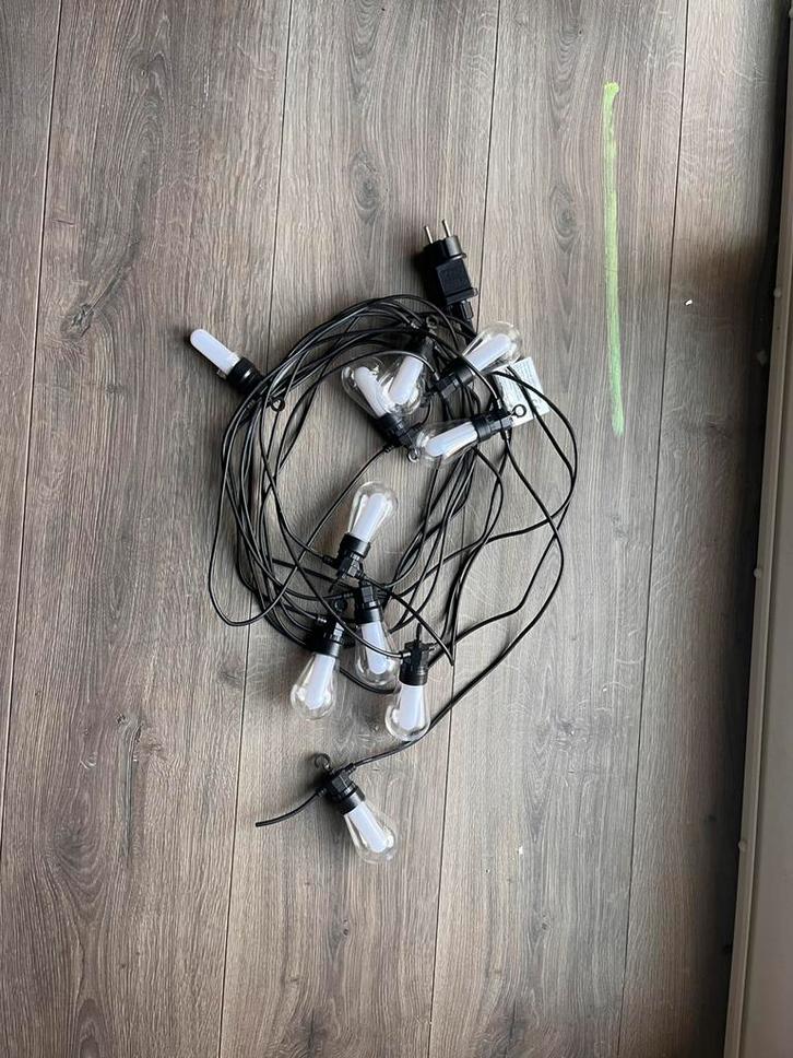 Knipperend lichtsnoer met 10 lampjes, Huis en Inrichting, Lampen | Overige, Zo goed als nieuw, Ophalen