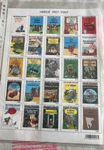 BELGIQUE 2007 Bloc Feuillet de 25x TINTIN timbres, Ophalen
