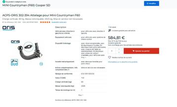 attache remorque amovible mini f60 beschikbaar voor biedingen