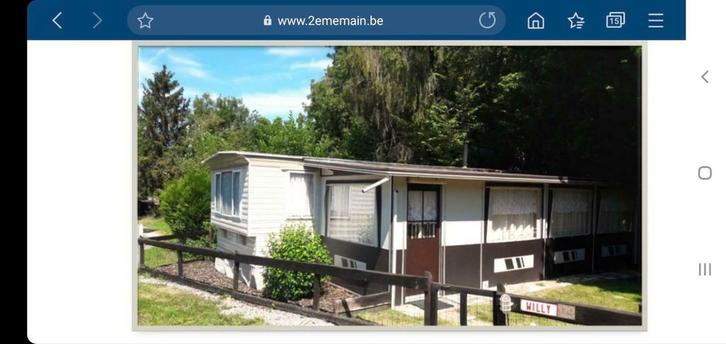 Caravane résidentielle avec auvent rigide levooz, Caravans en Kamperen, Caravans, Particulier, Douche, Luifel, Uitbouw voortent