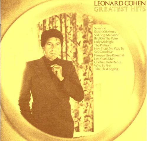 Leonard Cohen – Greatest Hits cd, CD & DVD, CD | Pop, Utilisé, Enlèvement