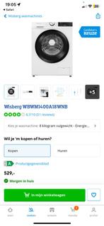 Wasmaschiene nieuw, Elektronische apparatuur, Wasmachines, 4 tot 6 kg, Nieuw, 1600 toeren of meer, Voorlader