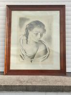 lithographie signe louis buisseret, Antiquités & Art, Enlèvement ou Envoi