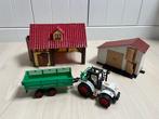 Boerderij met stal en tractor, Kinderen en Baby's, Speelgoed |Speelgoedvoertuigen, Ophalen of Verzenden, Gebruikt