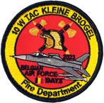10 Wing Tac - Fire department - Patch (2), Verzenden, Luchtmacht, Embleem of Badge