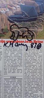 Haring Keith orginele tekening, Antiquités & Art, Art | Lithographies & Sérigraphies, Enlèvement ou Envoi