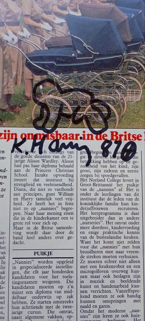 Haring Keith orginele tekening, Antiquités & Art, Art | Lithographies & Sérigraphies, Enlèvement ou Envoi