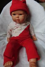 Baby pop 43 cm merk Jesmar met extra kleedjes, Ophalen of Verzenden, Gebruikt, Babypop