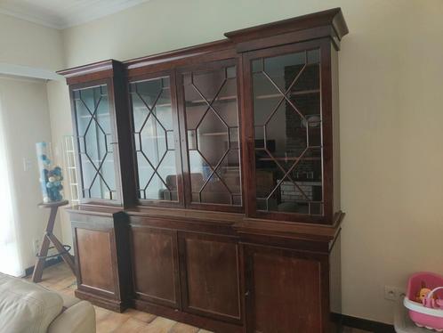 Engelse buffet/boekenkast, Huis en Inrichting, Kasten | Buffetkasten, Gebruikt, Ophalen