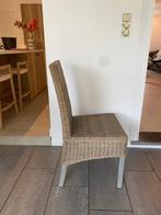 6 eetkamerstoelen rotan, Huis en Inrichting, Ophalen, Gebruikt