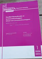 Studieboeken -1 bachelor Biomedische Wetenschappen- UHasselt, Ophalen, Zo goed als nieuw, Hoger Onderwijs