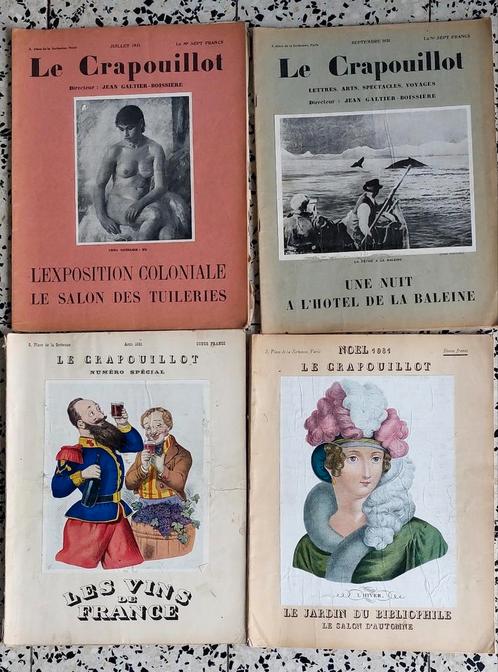 Magazine de 1932 et 1933 Le crapouillot, Antiquités & Art, Antiquités | Livres & Manuscrits, Enlèvement ou Envoi