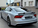 Audi A7 3.0 Tdi V6 04/2016 145521Km 3x Sline Matrix Toe Pano, Auto's, Audi, USB, Leder, 140 kW, Zilver of Grijs
