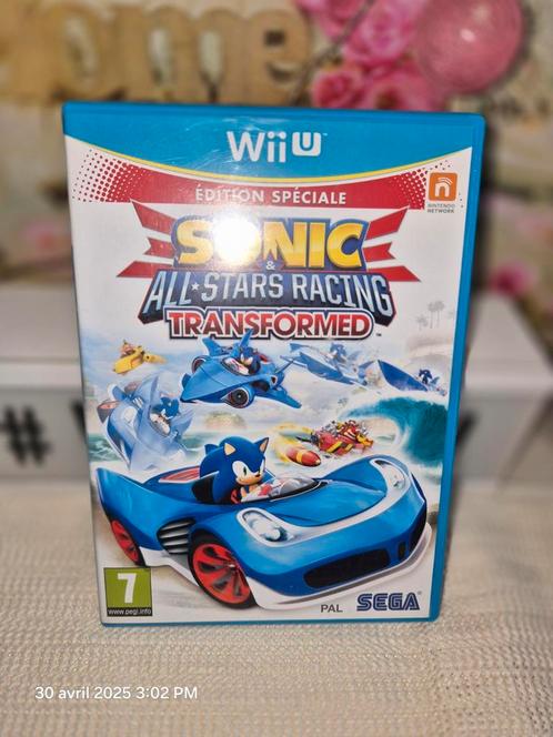 Sonic All Stars Transformed Racing Wii U speciale editie, Games en Spelcomputers, Games | Nintendo Wii U, Zo goed als nieuw, Ophalen of Verzenden