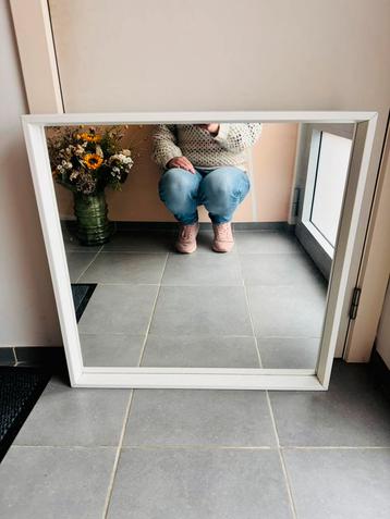 Miroir blanc 65x65 cm