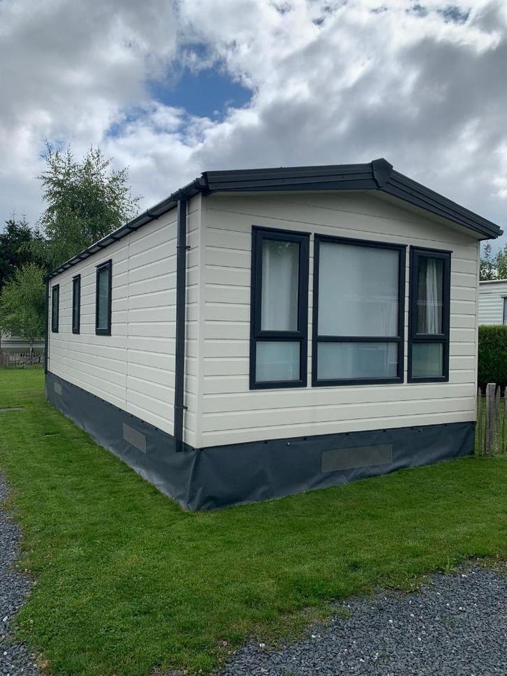 Luxueuze stacaravan te koop in de Ardennen te Engreux, Caravans en Kamperen, Stacaravans, tot en met 4, Ophalen