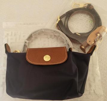 Longchamp mini tasje met schouderbandje Navy blauw *Nieuw* beschikbaar voor biedingen