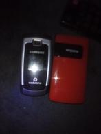 Deux téléphones a clapet un Samsung et autres, Télécoms, Enlèvement ou Envoi, À clapet