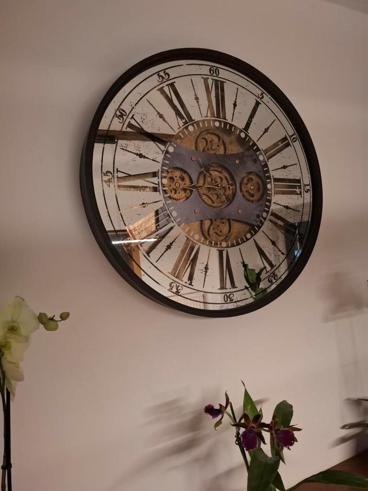 Grote wandklok, Maison & Meubles, Accessoires pour la Maison | Horloges, Horloge murale, Enlèvement