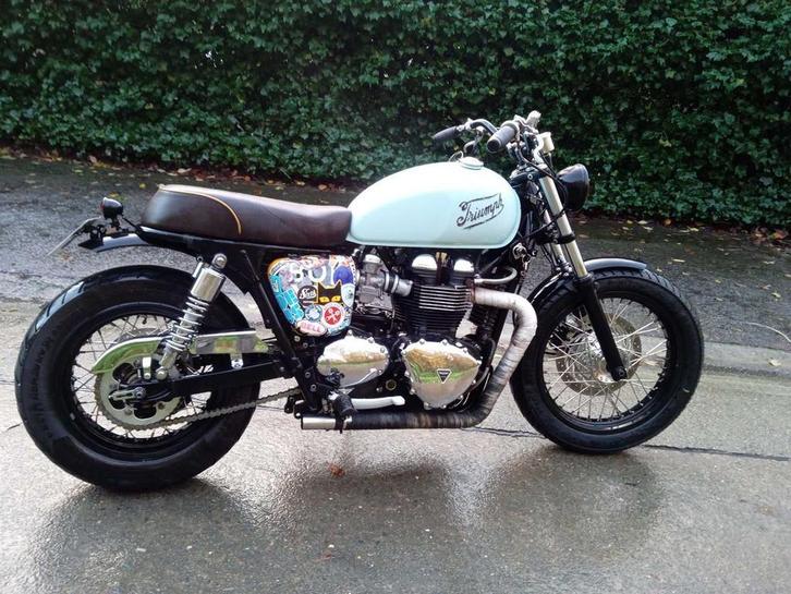 triumph - bonneville t 100 cafe racer - Motorfiets, Motoren, Motoren | Triumph, Bedrijf, Overig