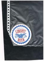 BIERVILTJE LIBERTY BEER, Verzamelen, Verzenden, Nieuw, Viltje(s)