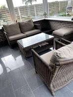 volledige tuinkamer/ veranda set, Tuin en Terras, Ophalen, 5 zitplaatsen, Bank, Zo goed als nieuw