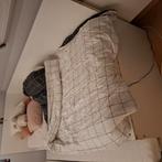 Bed met onderbed en opbergruimte, Ophalen, Zo goed als nieuw, Eenpersoons, Kussen