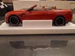 BMW M4 Cabriolet 2021 Rood Metallic 1/18 Minichamps, Hobby en Vrije tijd, Modelauto's | 1:18, Ophalen of Verzenden, Nieuw, Auto