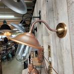 Klassieke landelijke koperen buitenlamp stallamp - WK1, Ophalen of Verzenden, Nieuw, Glas