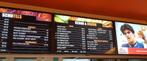4 schermen prijslijst en reclame Horeca, Ophalen, Gebruikt