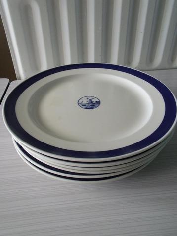 6 assiettes Royal BOCH for Old Dutch beschikbaar voor biedingen