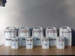 Set antieke voorraadpotten in porselein, Antiek en Kunst, Ophalen of Verzenden