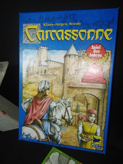 Carcassonne - Bordspel - Eerste editie Hans Im Glüc, Hobby en Vrije tijd, Gezelschapsspellen | Bordspellen, Gebruikt, Ophalen of Verzenden