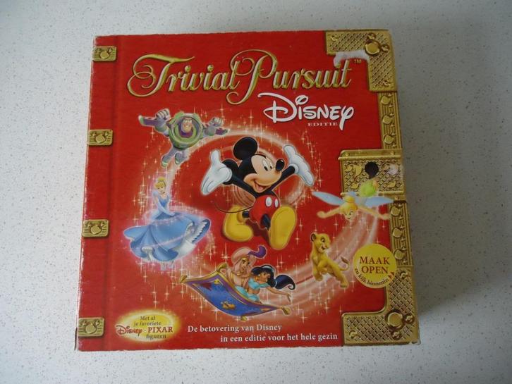 Trivial Persuit Disney Editie als Nieuw !!, Hobby en Vrije tijd, Gezelschapsspellen | Bordspellen, Zo goed als nieuw, Een of twee spelers