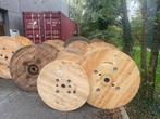 Touret en bois, Tuin en Terras, Tuintafels, Ophalen, Gebruikt, Rond, Hout